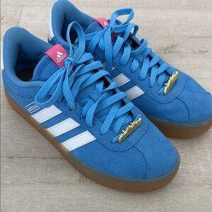 adidas Blue and White Athletic Shoes